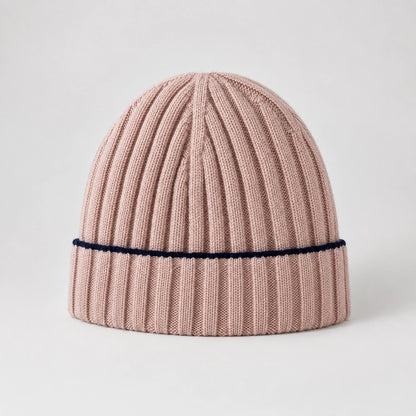 Dalton Wool Beanie — Light Brown (headwear solo front)