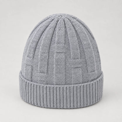 Drummond Wool Beanie — Light Gray (headwear solo alt)