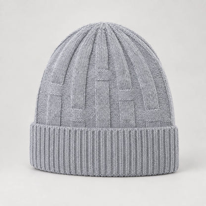 Drummond Wool Beanie — Light Gray (headwear solo front)