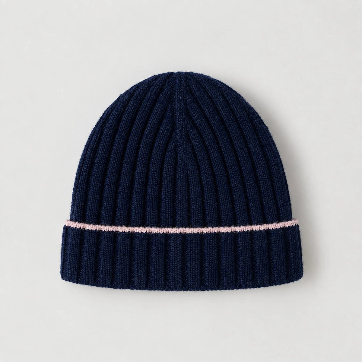 Dalton Wool Beanie — Navy Blue (headwear solo alt)