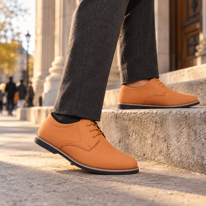Halkirk Leather Derby Oxfords — Orange (footwear environment 2)