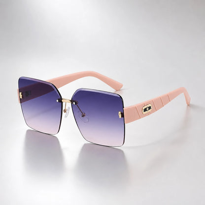 Delray Cannes Sunglasses — Pink & Purple Gradient (sunglasses hero)