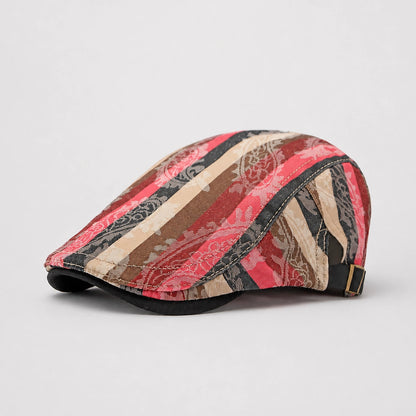 Delano Cotton Flat Cap — Pink (studio solo)