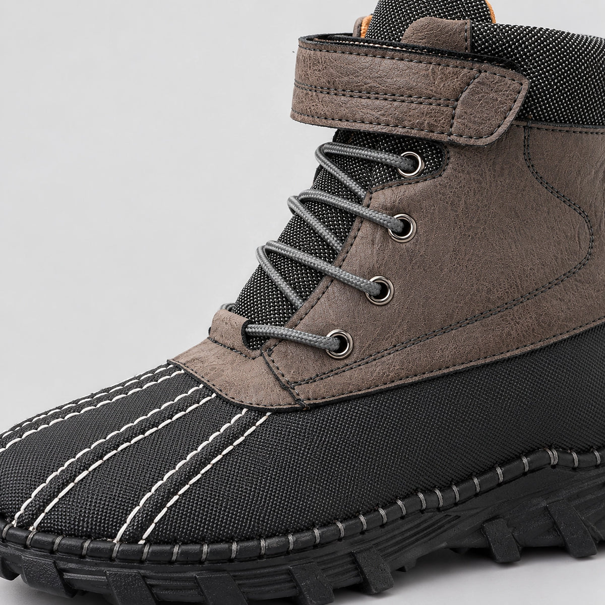 Broden Leather Duck Boots — Taupe (mens shoe zoom)