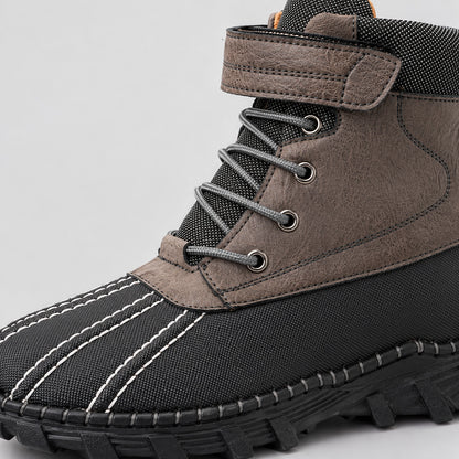Broden Leather Duck Boots — Taupe (mens shoe zoom)