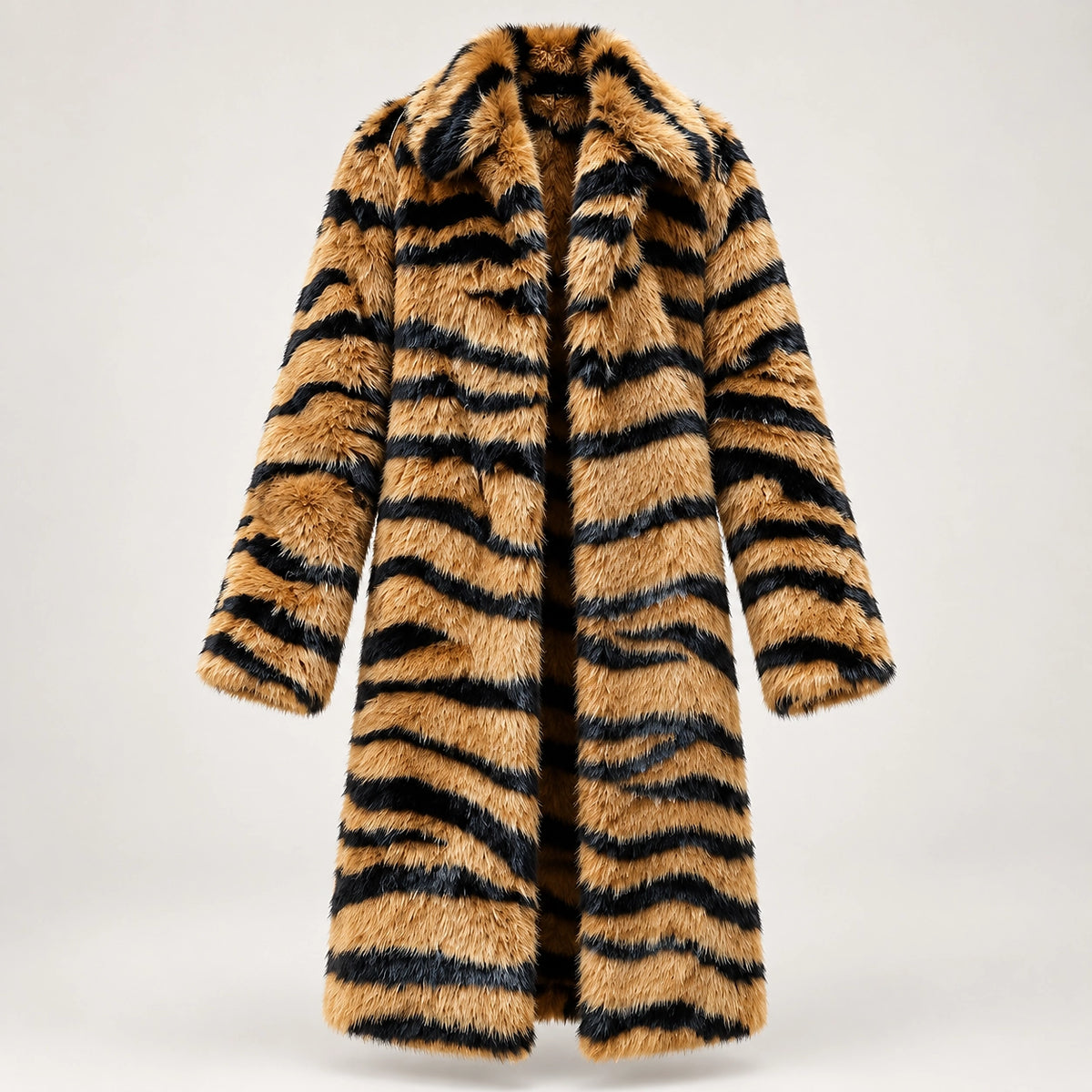 Ordelune Tiger Stripe Coat — Tiger Print (apparel solo)