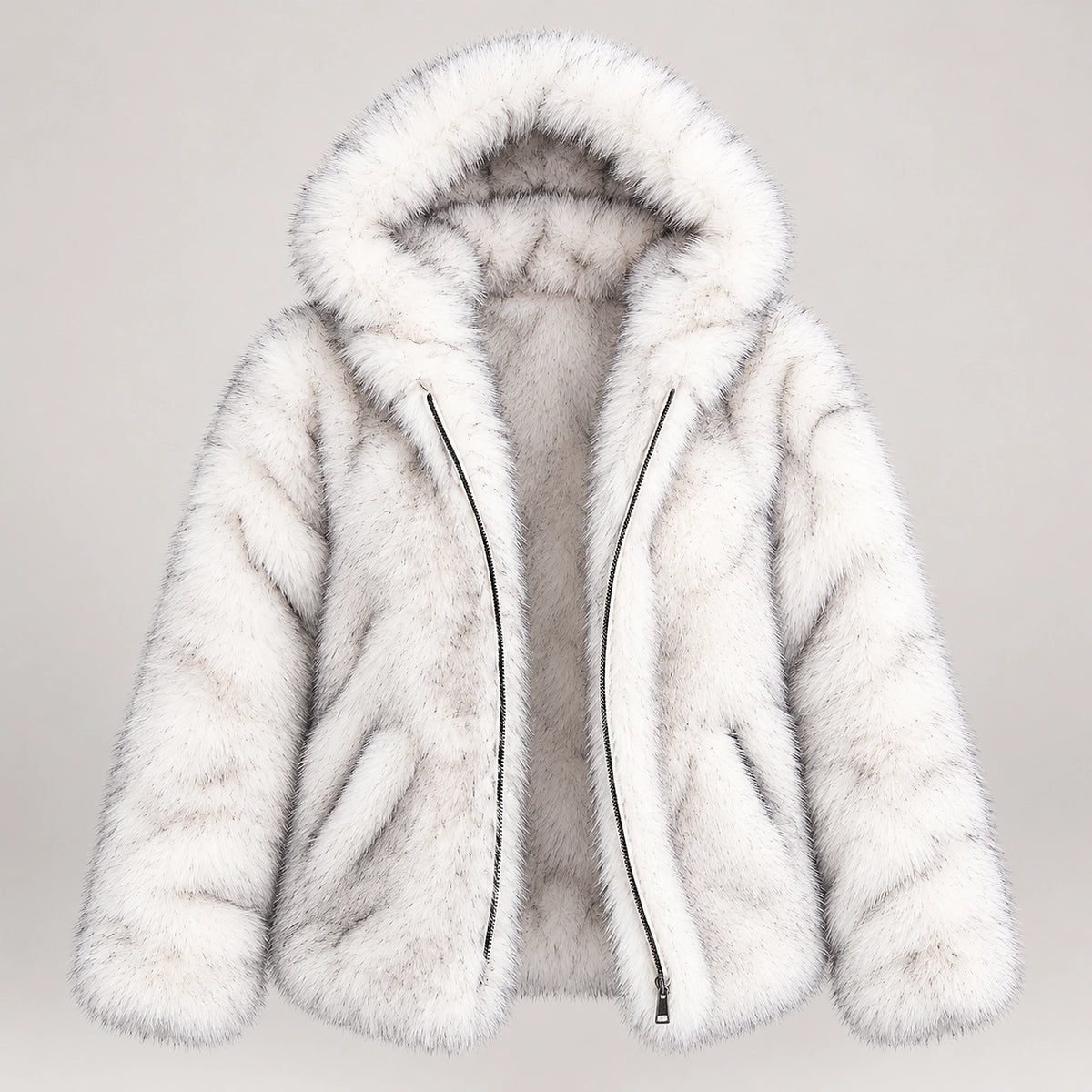 Avelsienne Hooded Jacket — White (apparel solo)