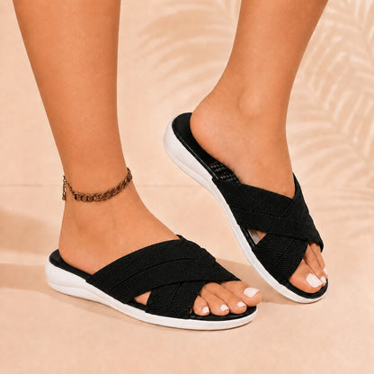 Mallorca Woven Slide Sandals