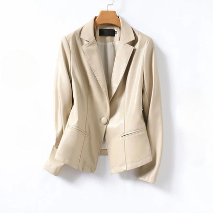 Vera Lambskin Leather Blazer - Jack Hafford