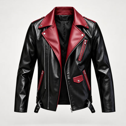 Revvo Leather Biker Jacket - Jack Hafford