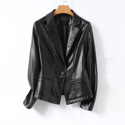 Vera Lambskin Leather Blazer - Jack Hafford