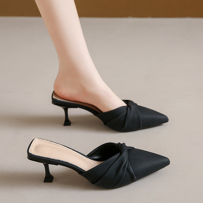 Sabrina Kitten Heel Mule