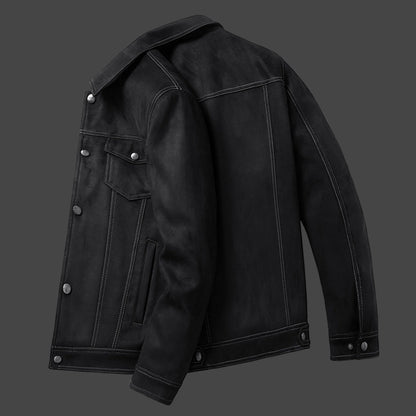 Melot Suede Trucker Jacket - Jack Hafford