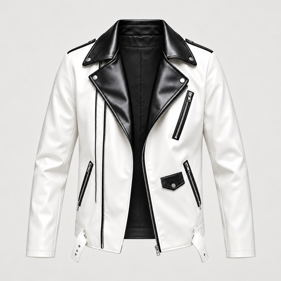 Revvo Leather Biker Jacket - Jack Hafford