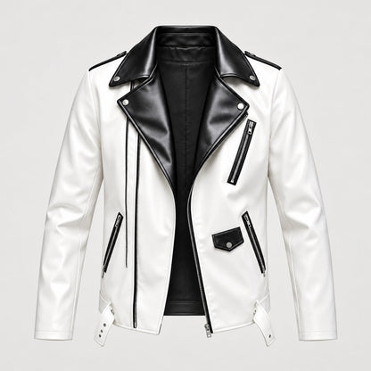 Revvo Leather Biker Jacket - Jack Hafford
