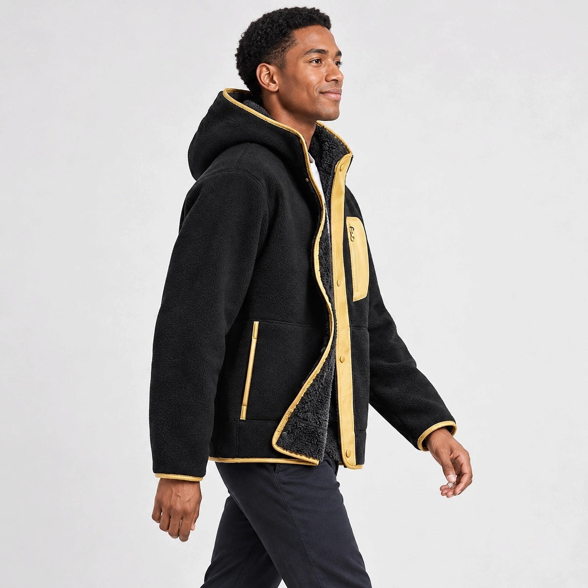 Fleece Hooded Jacket — AI draft - Jack Hafford