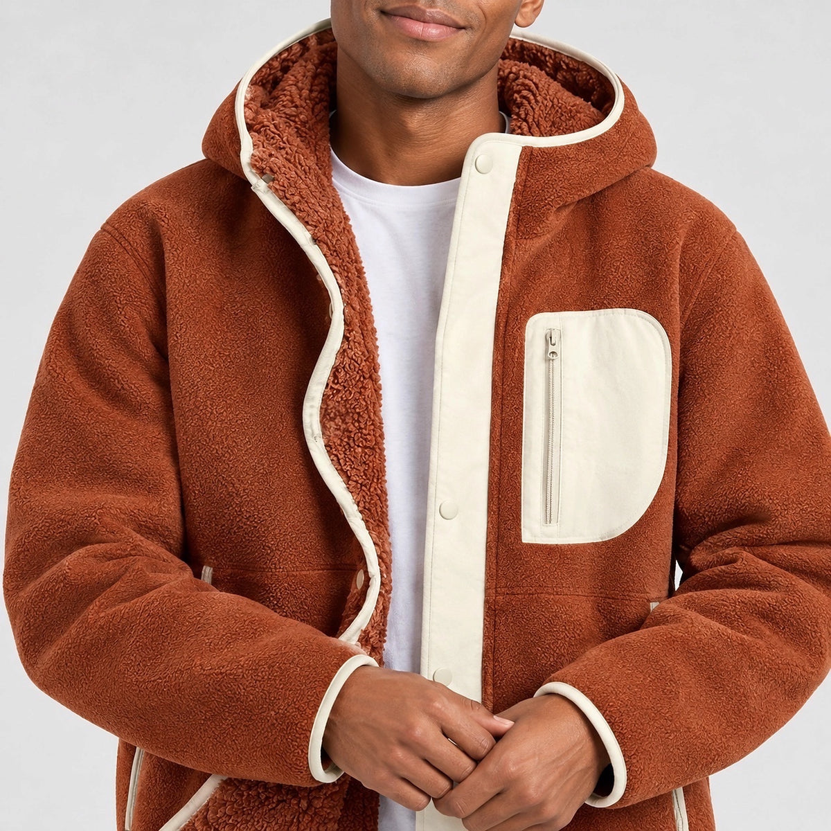 Fleece Hooded Jacket — AI draft - Jack Hafford