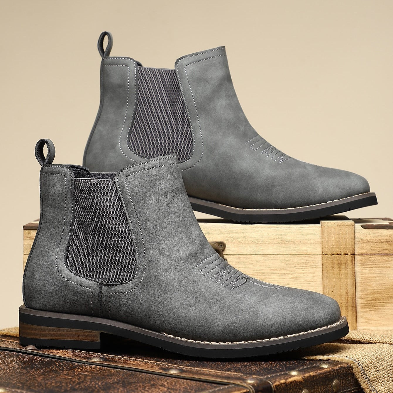 Isaac Leather Chelsea Boots