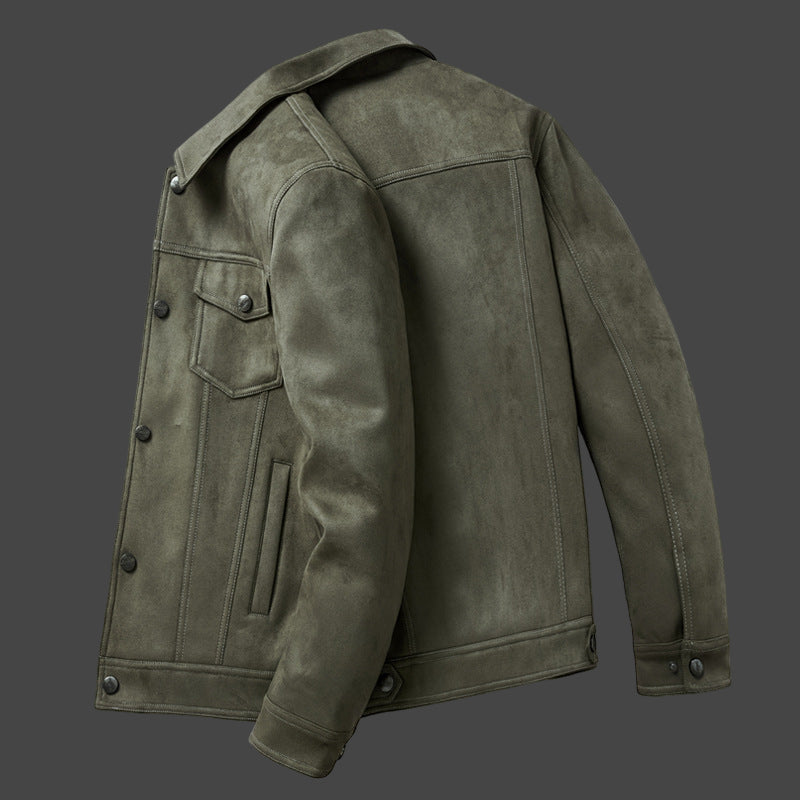 Melot Suede Trucker Jacket - Jack Hafford