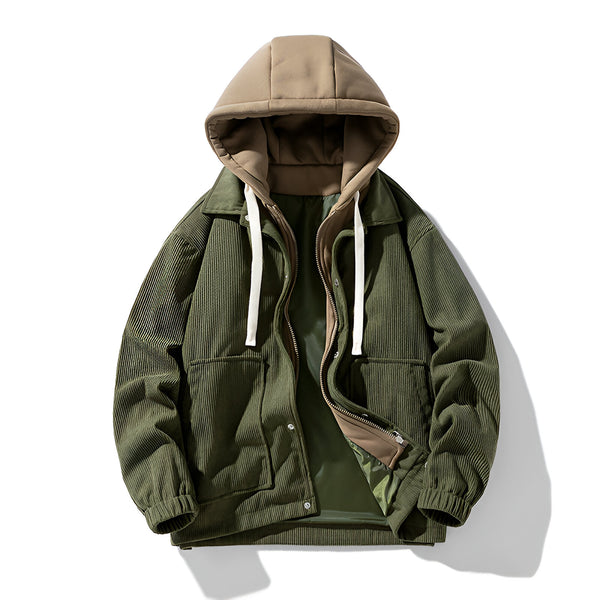 FTC Hooded Corduroy Jacket XL ダークグリーン FTC Hooded Corduroy Jacket XL ダークグリーン