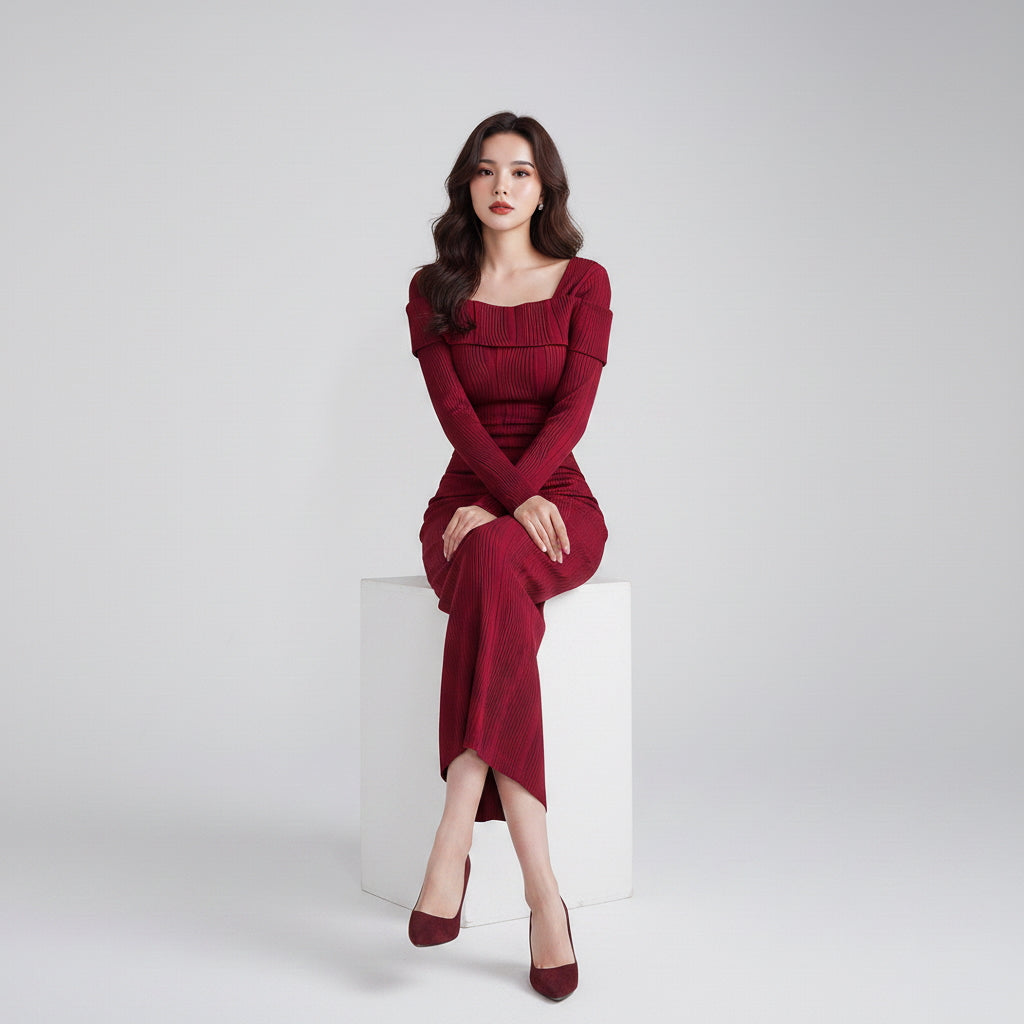 Briana Midi Dress - Wedding Guest