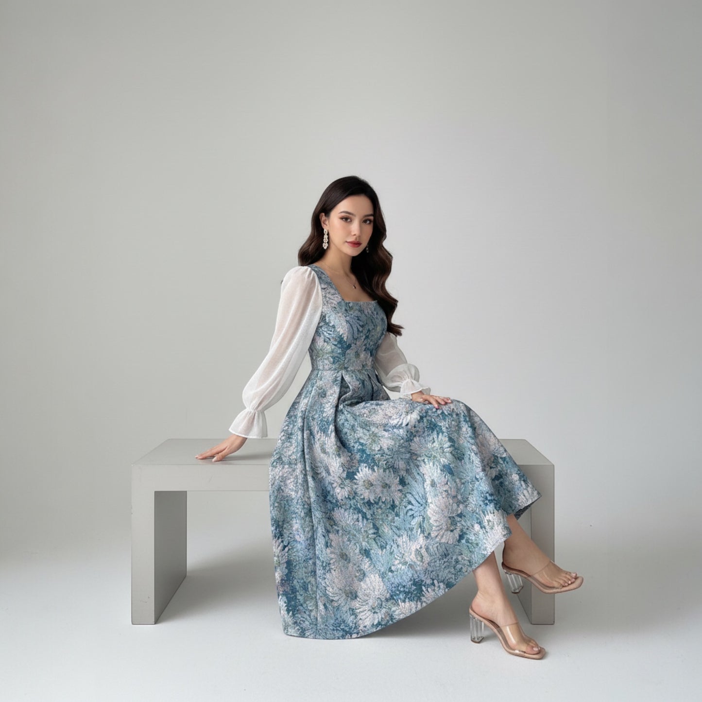 Marielle Floral Midi Dress
