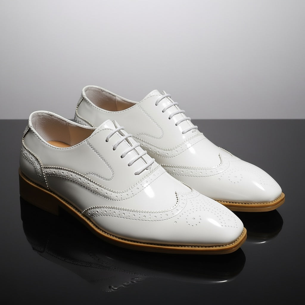 Lucio Savini Wingtip Brogue Oxfords