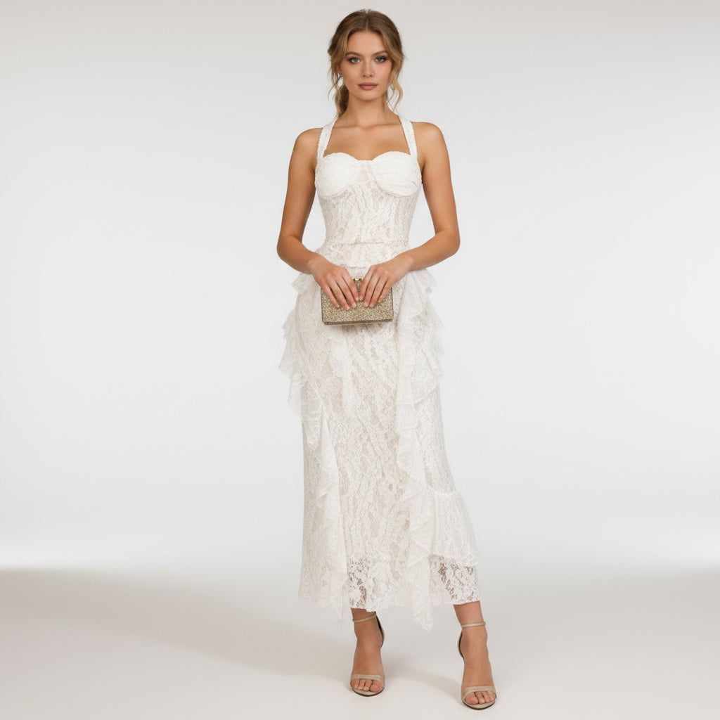 Evanthe Lace Maxi Dress - Wedding Guest