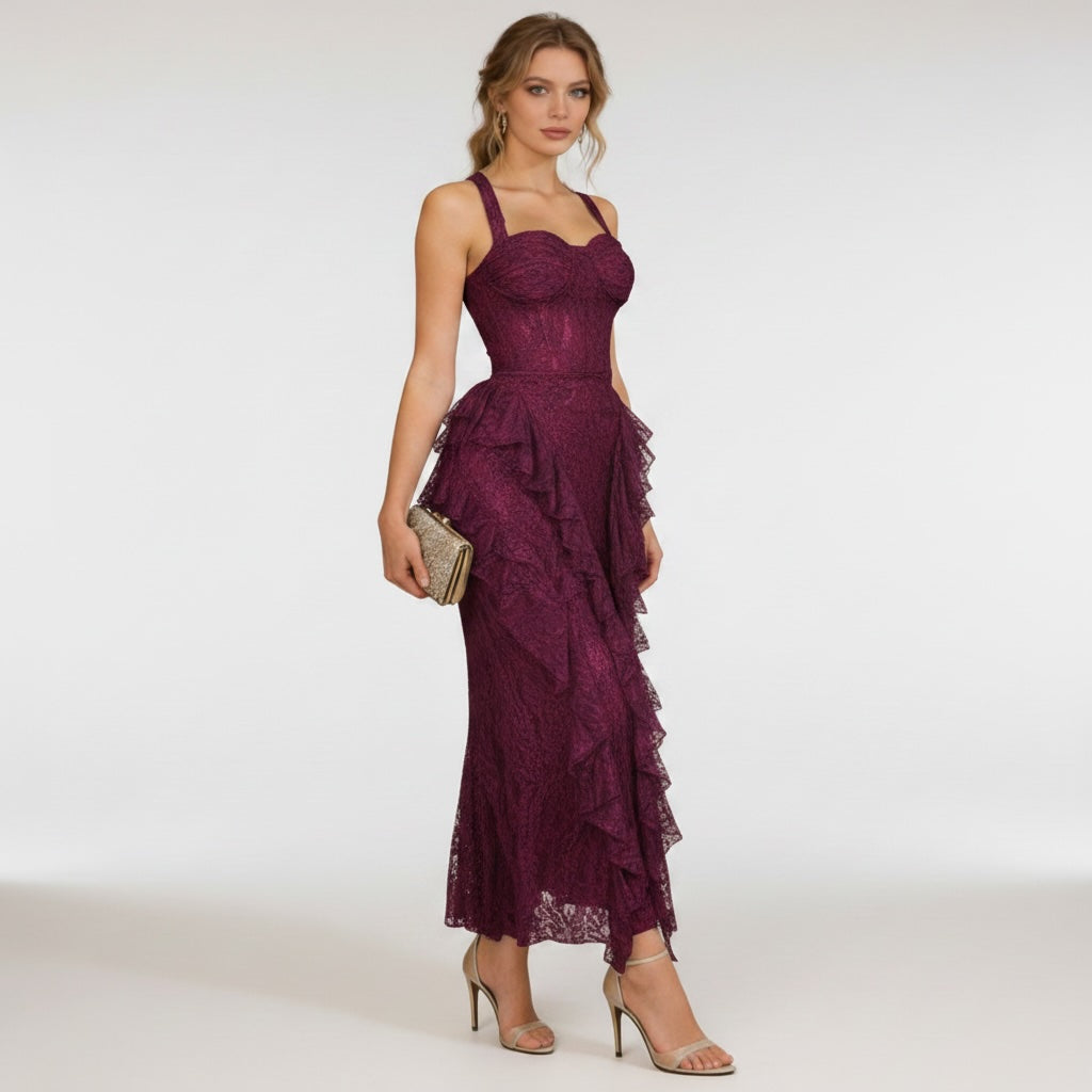 Evanthe Lace Maxi Dress - Wedding Guest