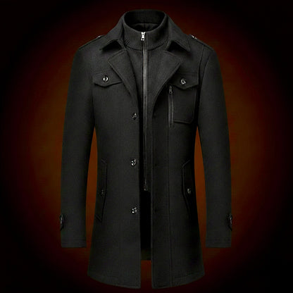 Rothmere Officer Wool Coat - Jack Hafford