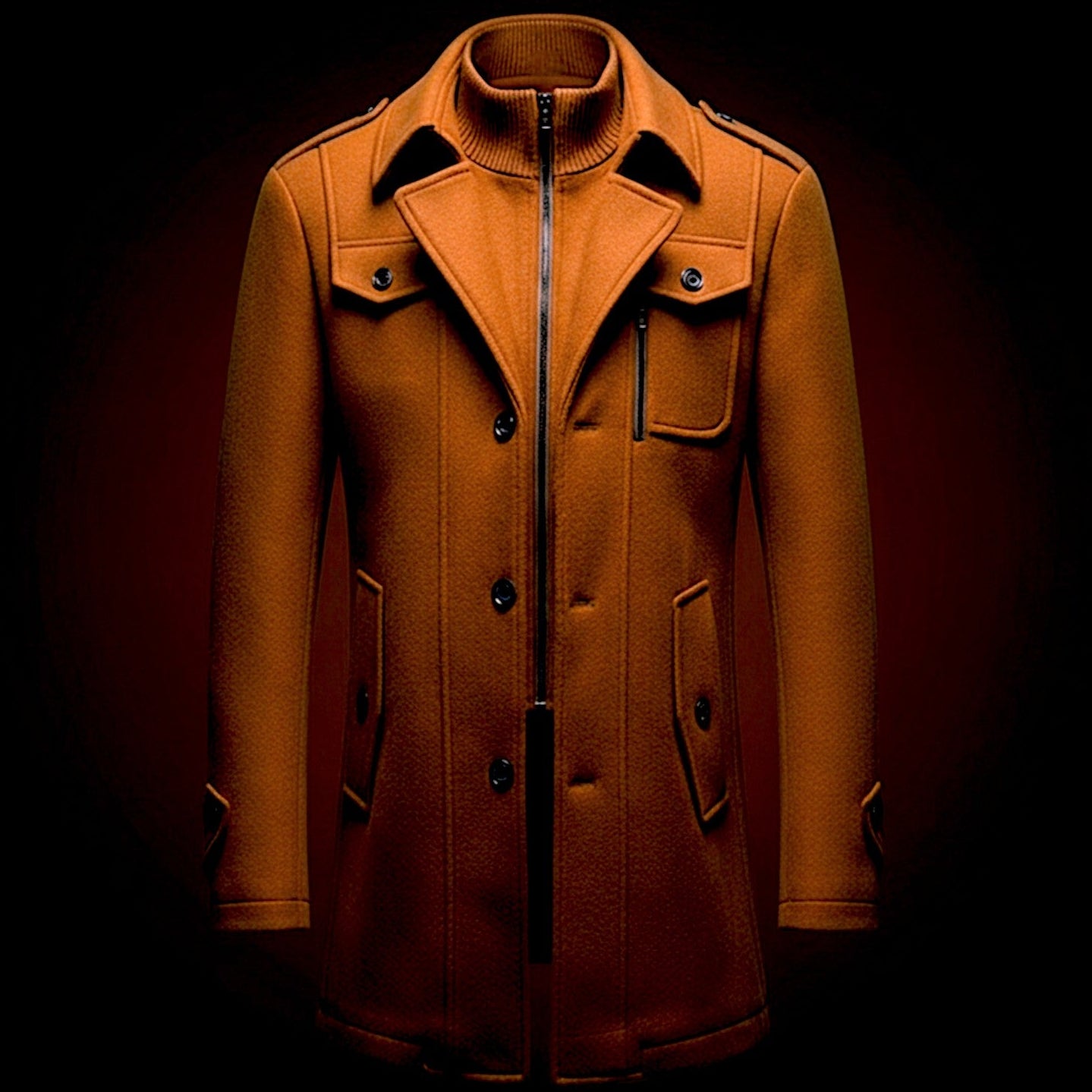Rothmere Officer Wool Coat