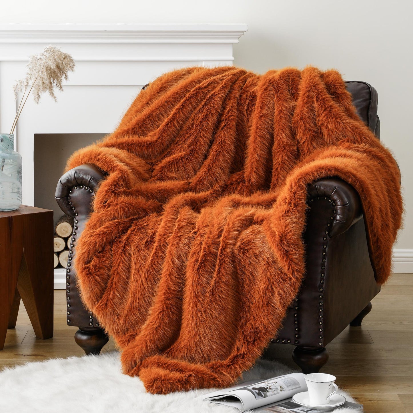 Essenza Fur Throw Blanket