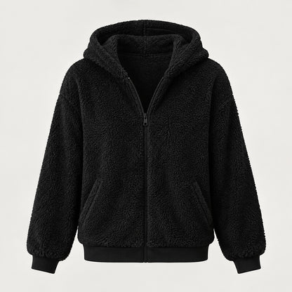 Orvadi Zip Hoodie — Black (apparel solo)