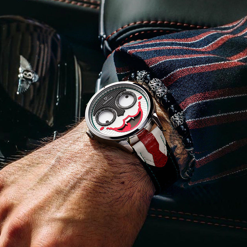 Twisted Grin Leather Watch - Jack Hafford